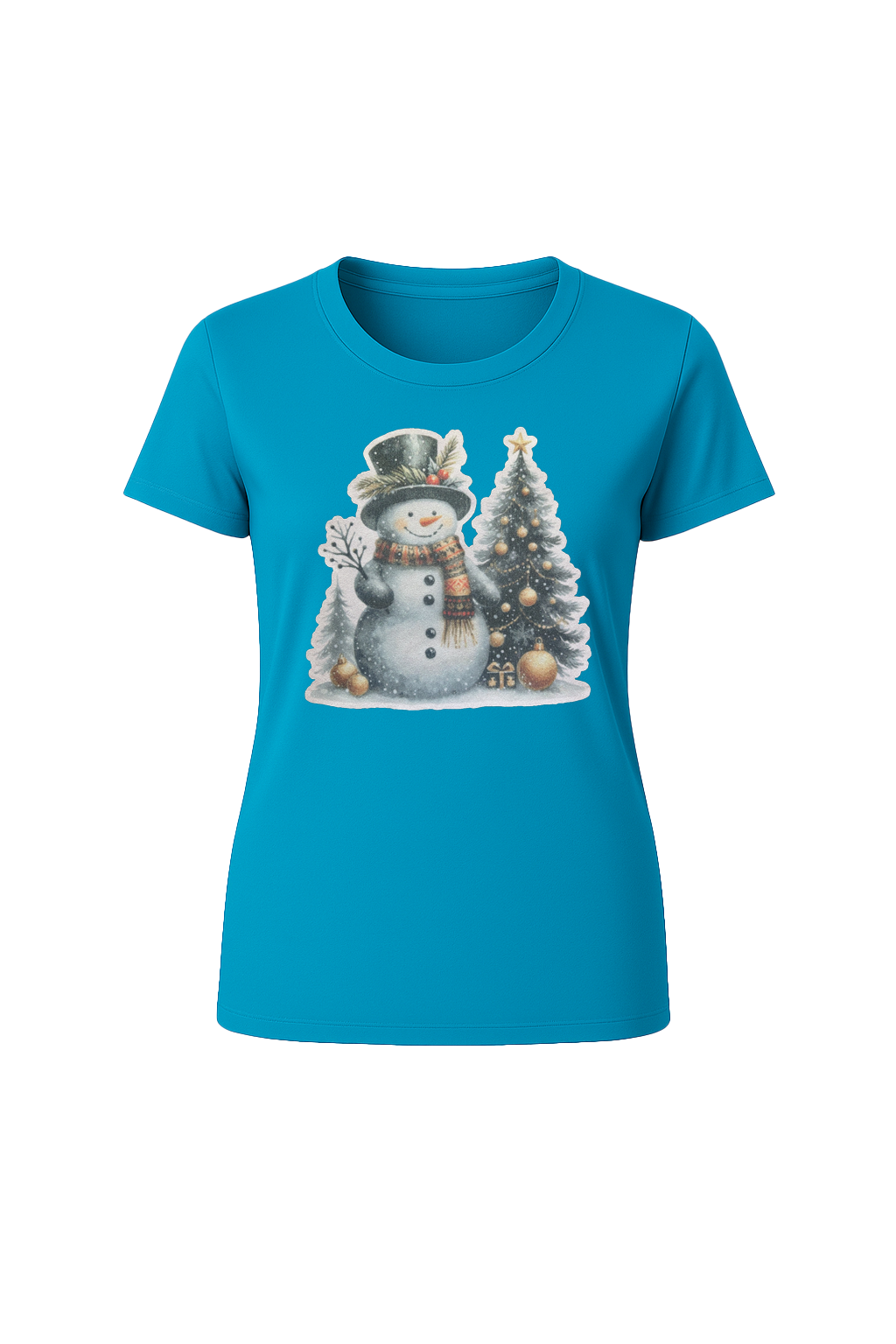Glitter Festive Frosty Short Sleeve Tee