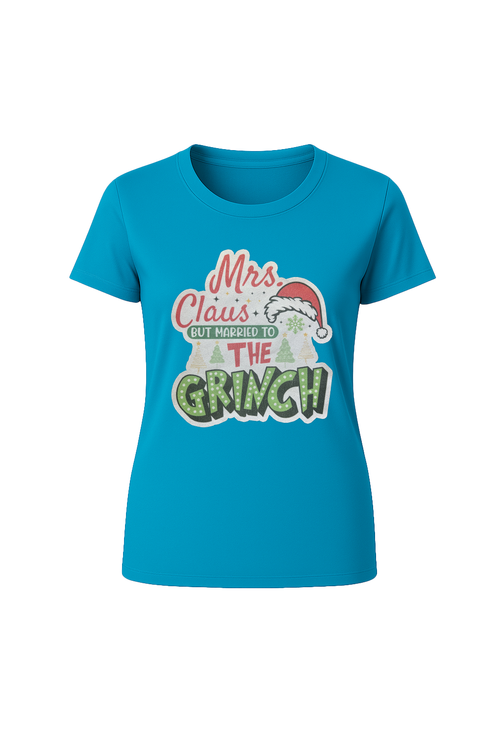 Glitter Married To The Grinch Short Sleeve Tee