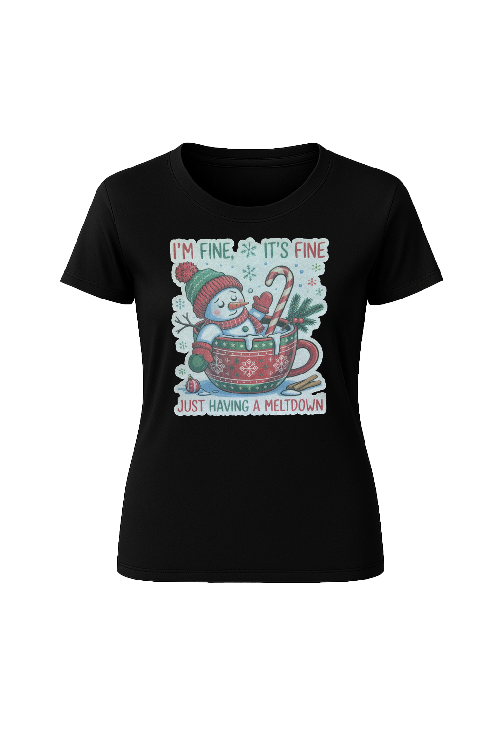 Glitter Having A Meltdown Short Sleeve Tee