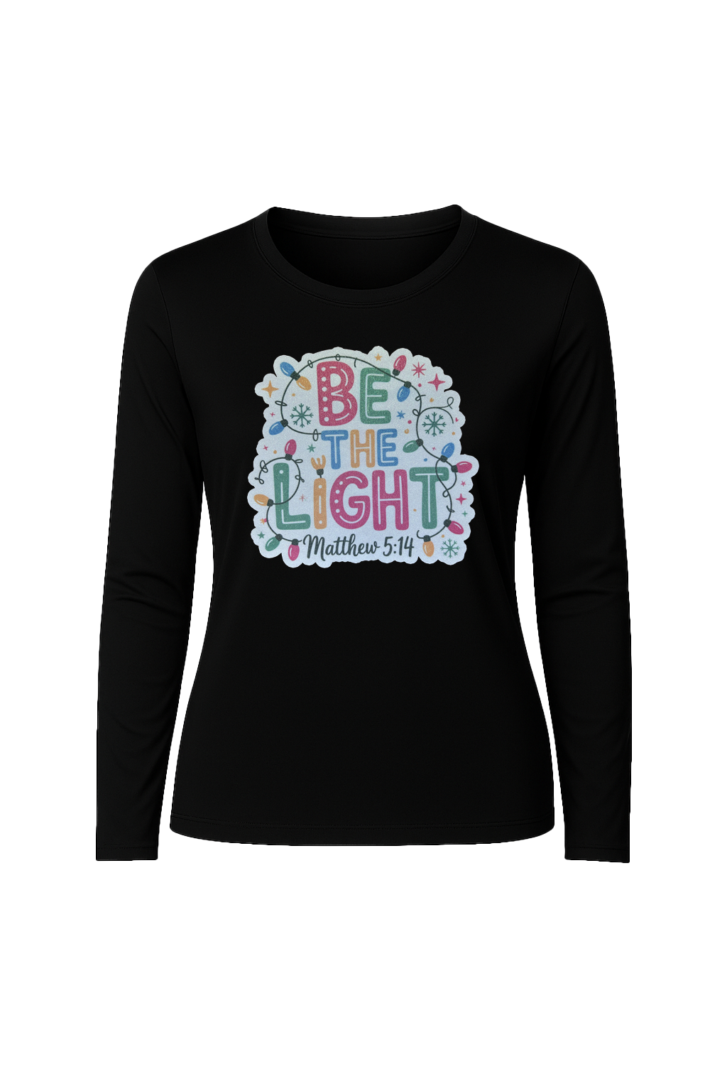 Glitter Be The Light Long Sleeve Tee UPF 50