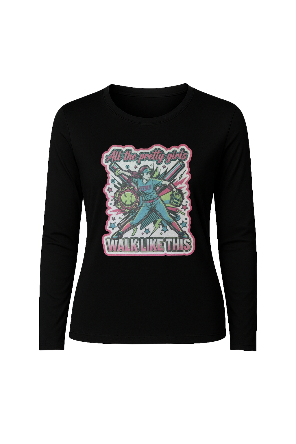Glitter Pretty Girls Long Sleeve Tee UPF 50