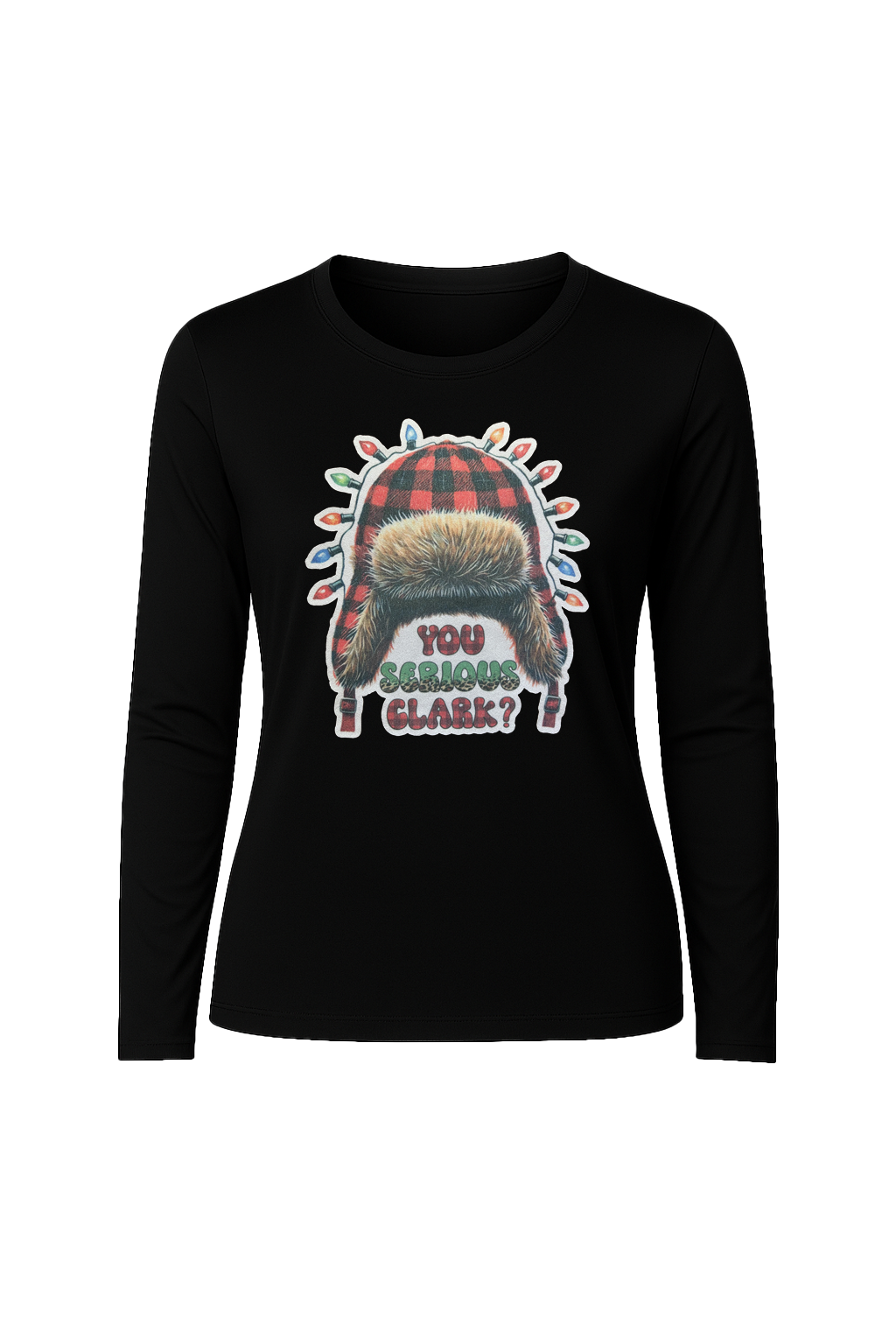 Glitter You Serious Clark? Long Sleeve Tee UPF 50