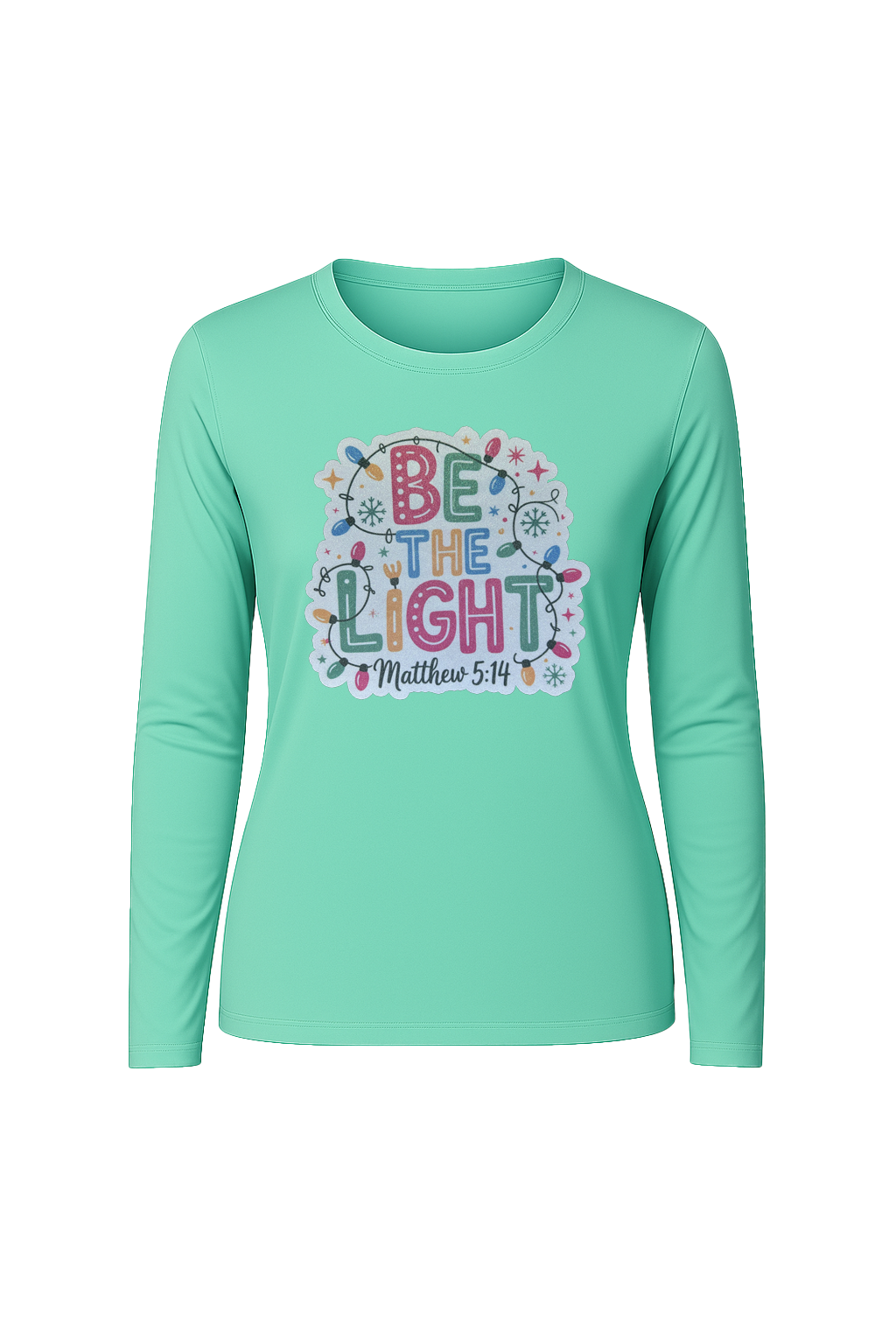 Glitter Be The Light Long Sleeve Tee UPF 50