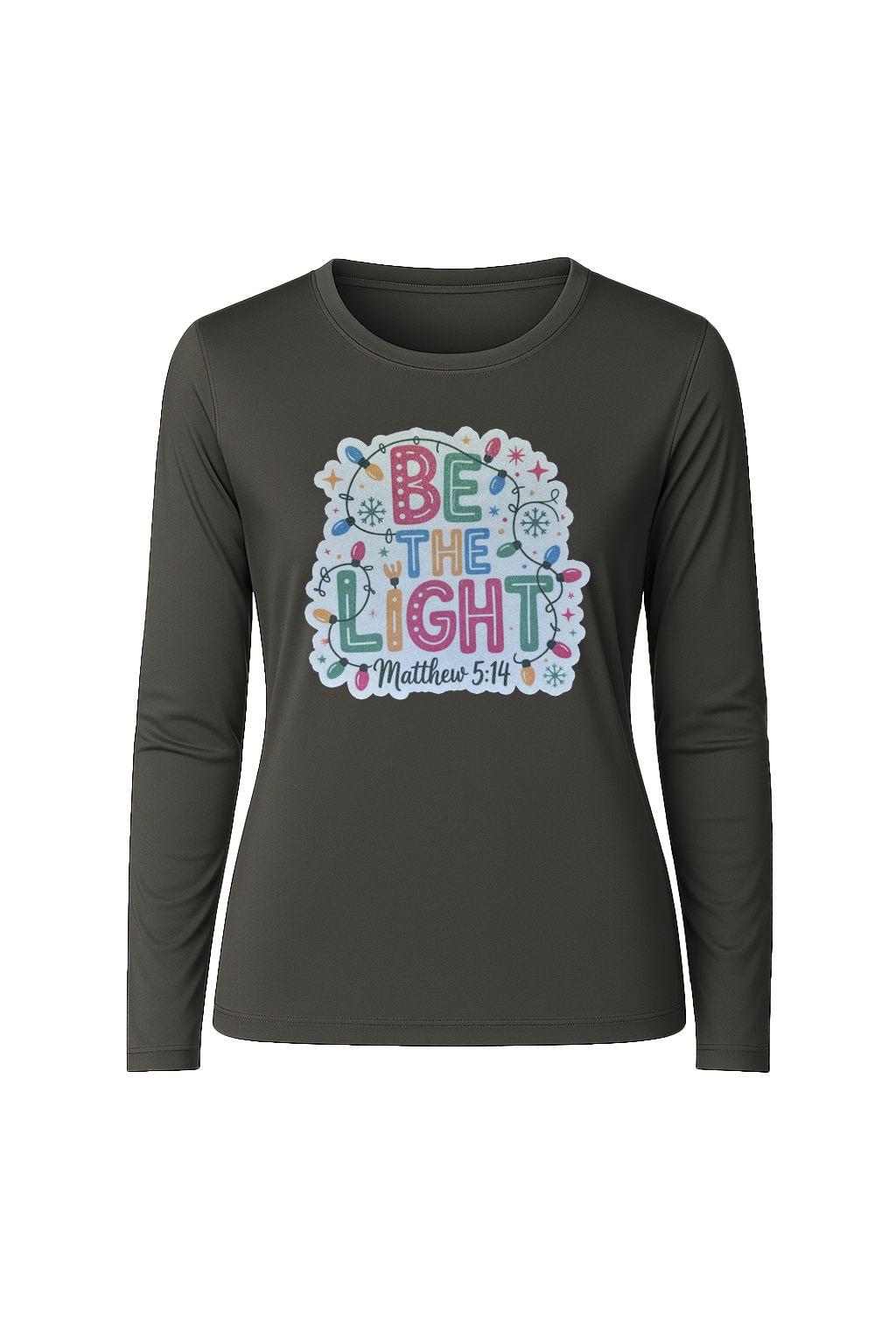 Glitter Be The Light Long Sleeve Tee UPF 50