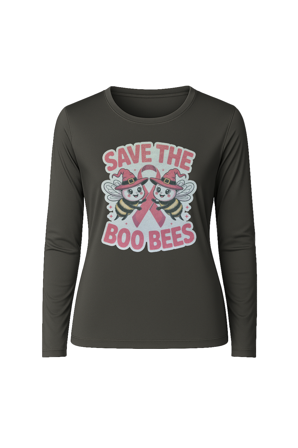 Glitter Save The Boo Bees Long Sleeve Tee UPF 50