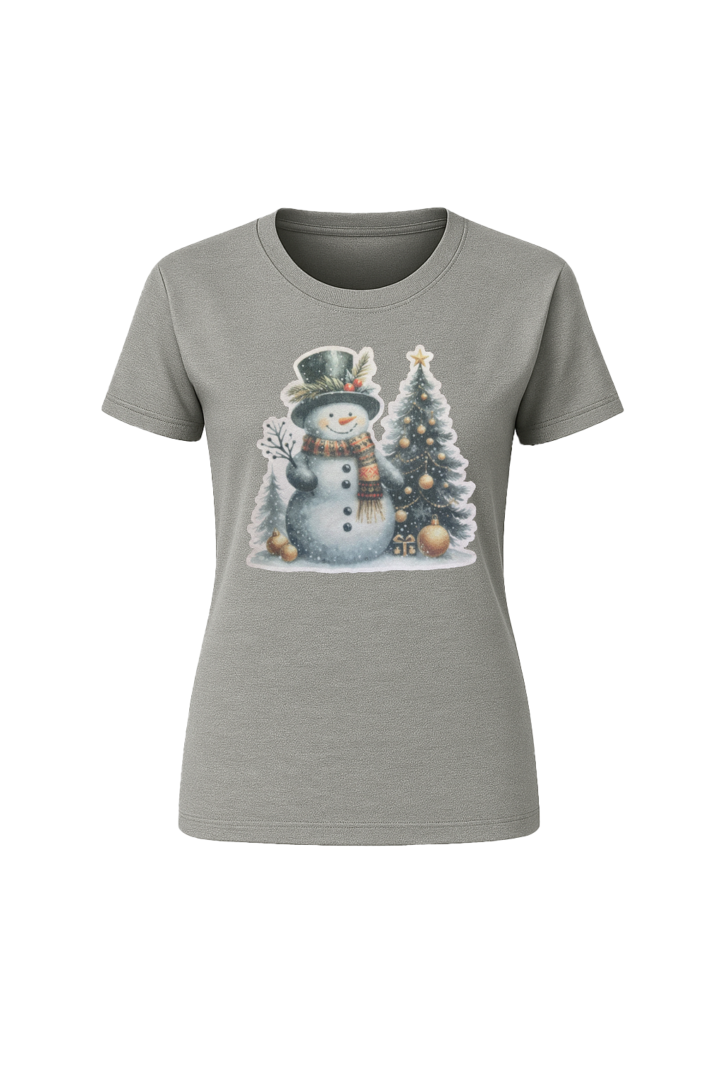 Glitter Festive Frosty Short Sleeve Tee