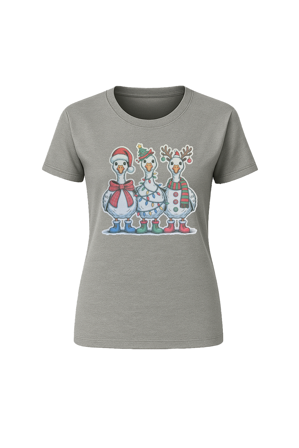 Glitter Festive Fowl Short Sleeve Tee