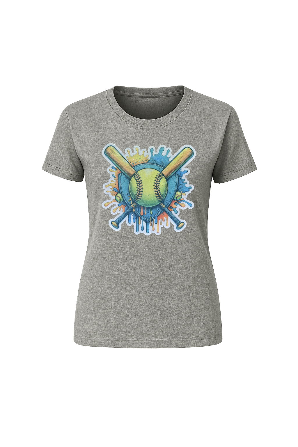 Glitter Blue Shield Short Sleeve Tee