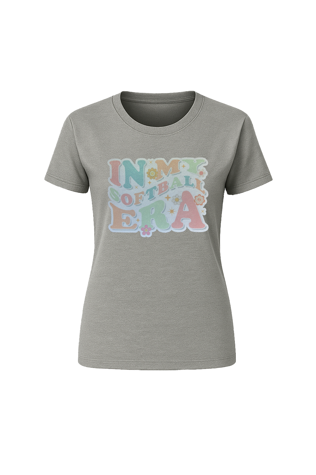 Glitter Softball Era Short Sleeve Tee