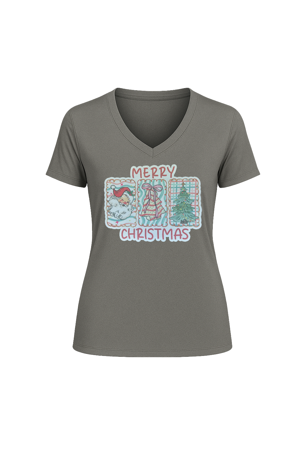 Glitter Three Wishes Short Sleeve V-Neck Tee