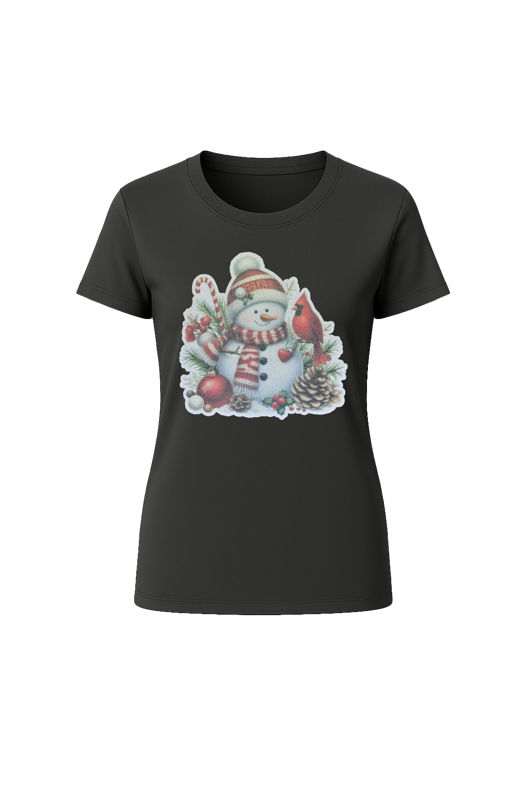 Glitter Cardinal's Gift Short Sleeve Tee