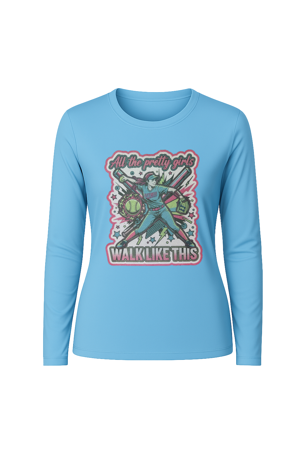 Glitter Pretty Girls Long Sleeve Tee UPF 50