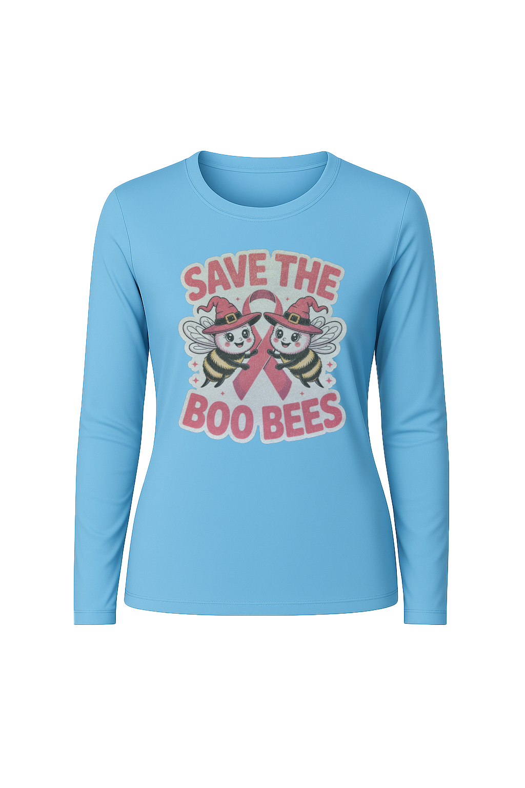 Glitter Save The Boo Bees Long Sleeve Tee UPF 50