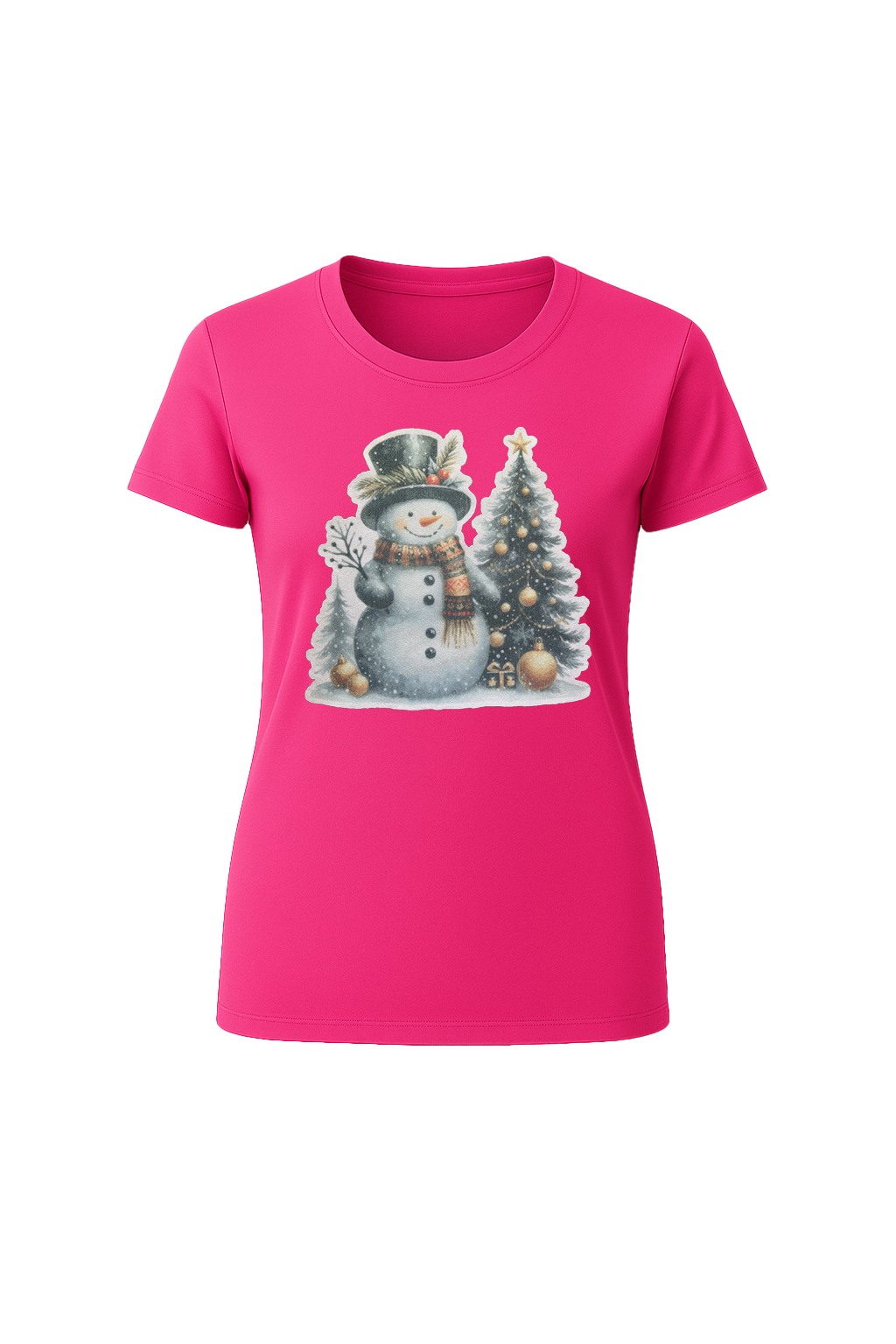 Glitter Festive Frosty Short Sleeve Tee