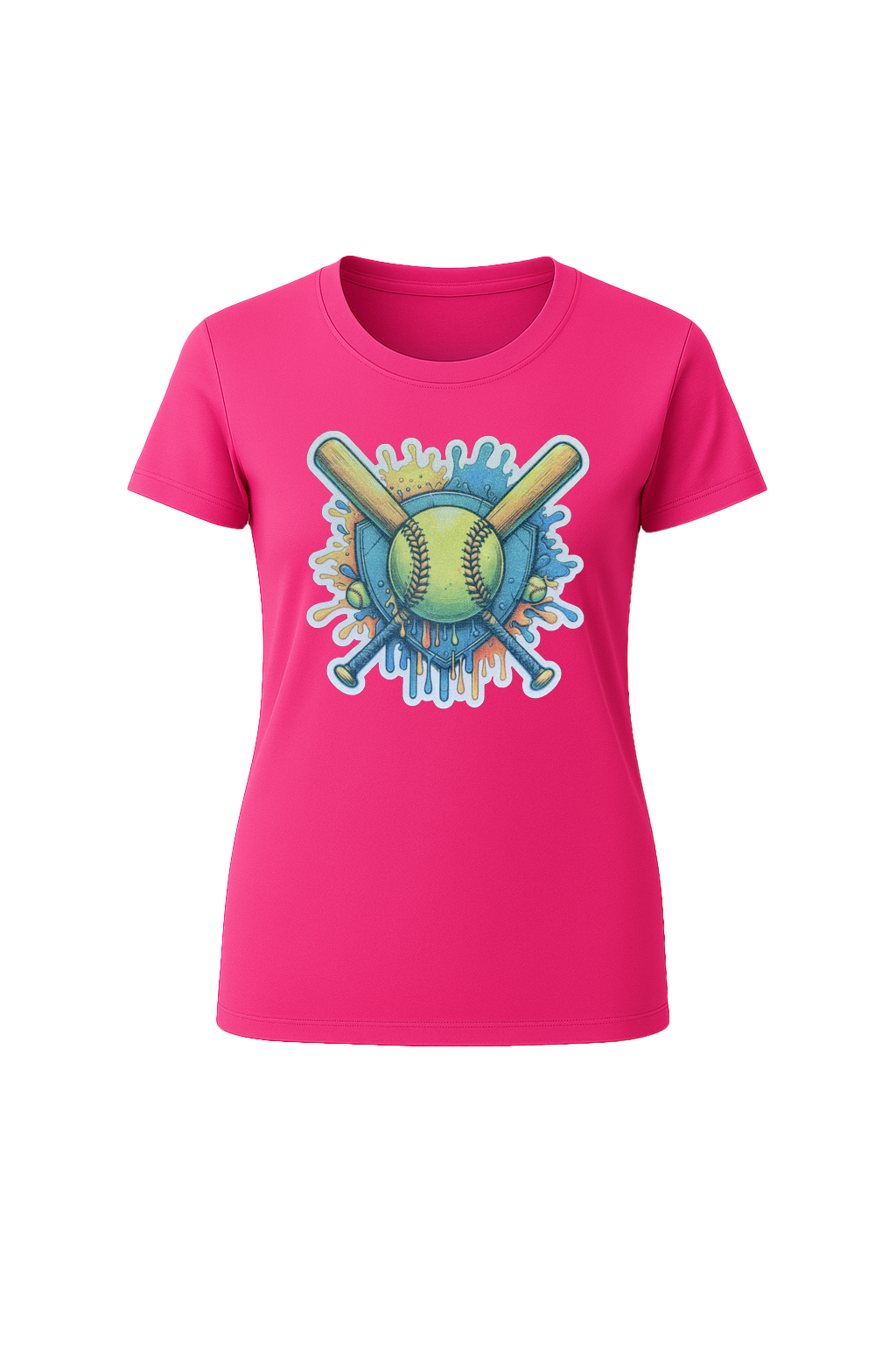 Glitter Blue Shield Short Sleeve Tee