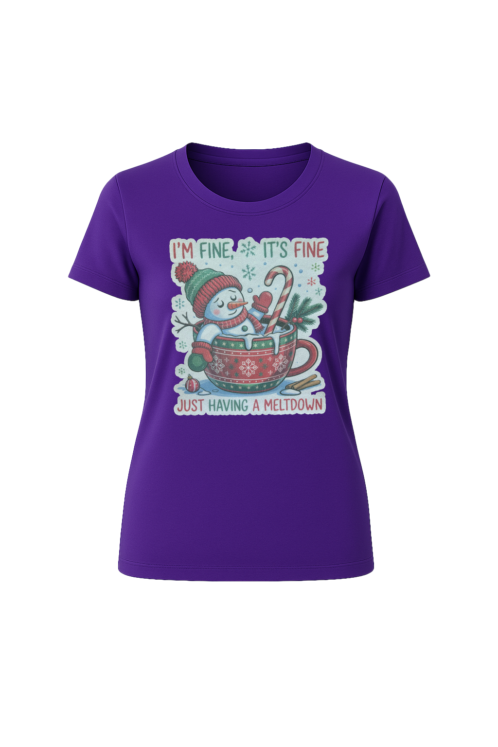 Glitter Having A Meltdown Short Sleeve Tee