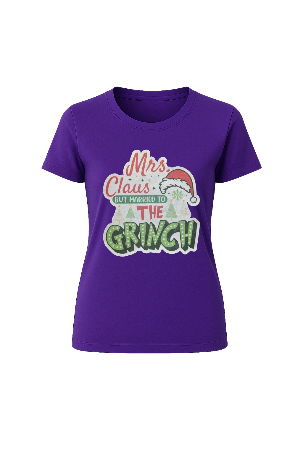 Glitter Married To The Grinch Short Sleeve Tee