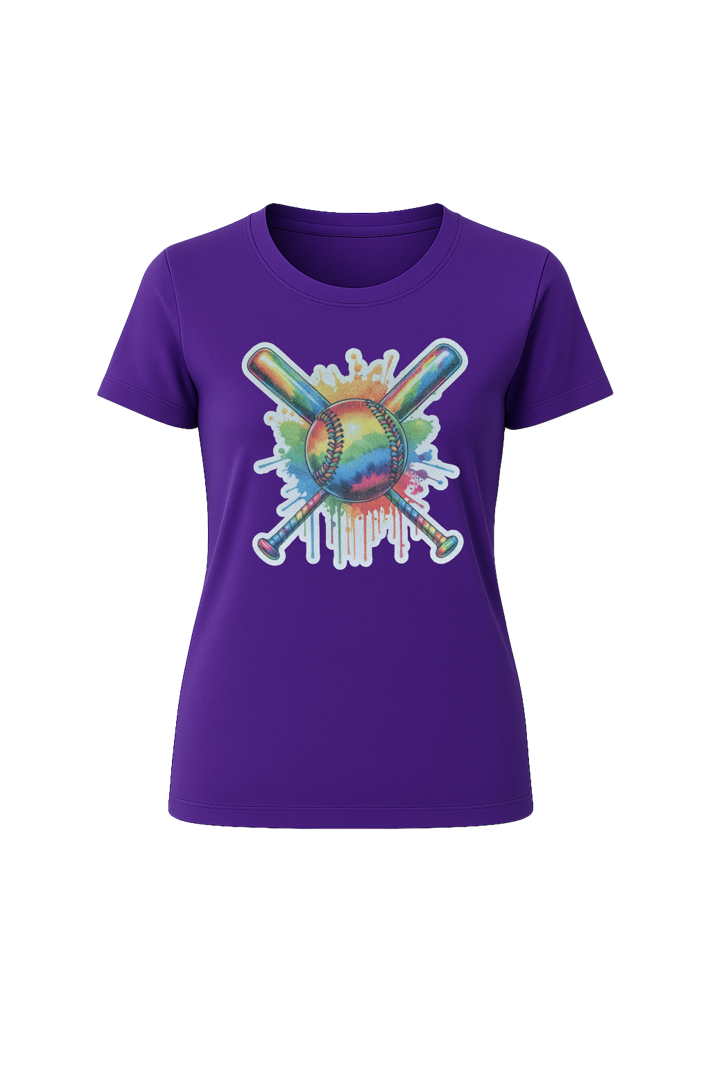 Glitter Splatter Bats Short Sleeve Tee