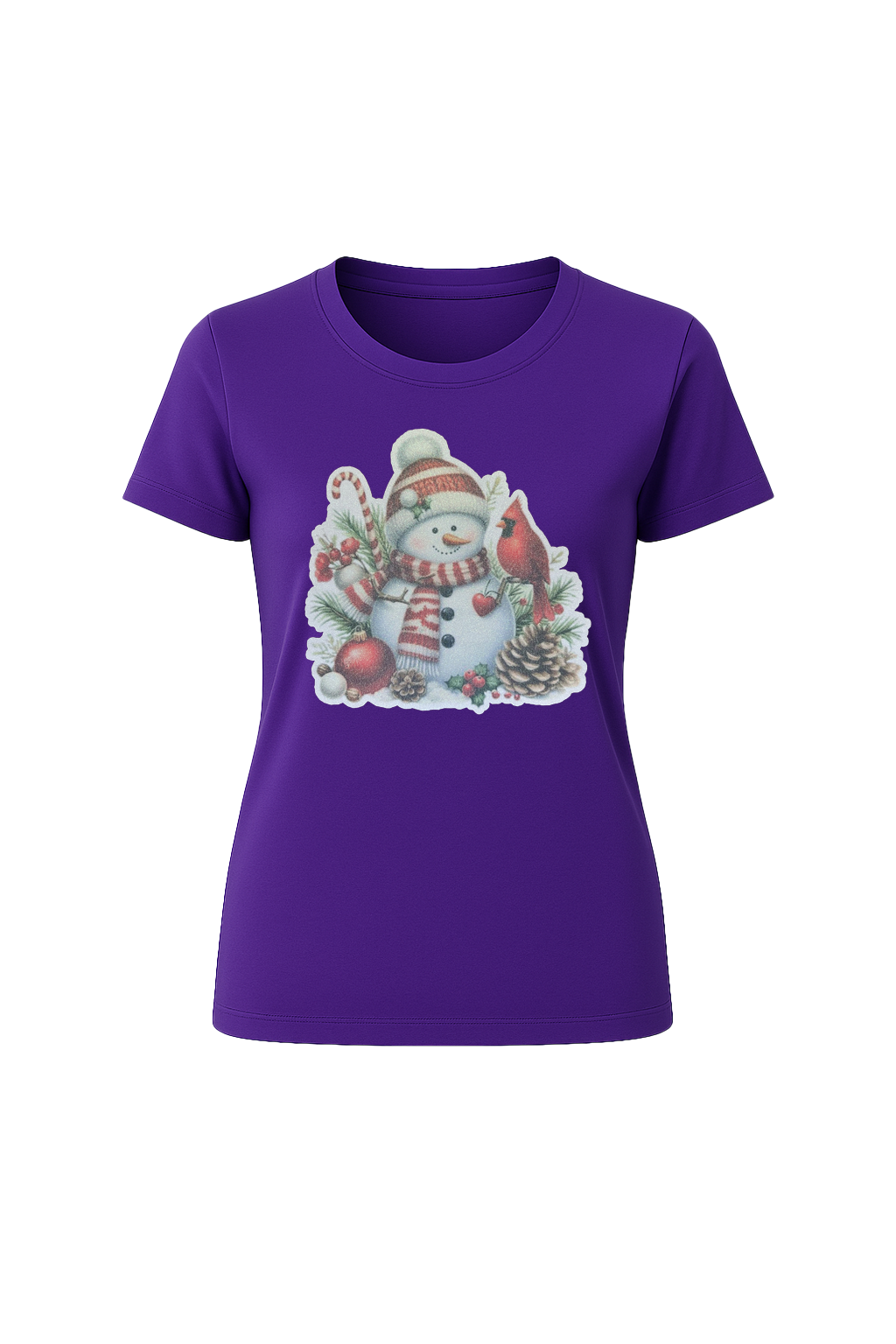 Glitter Cardinal's Gift Short Sleeve Tee