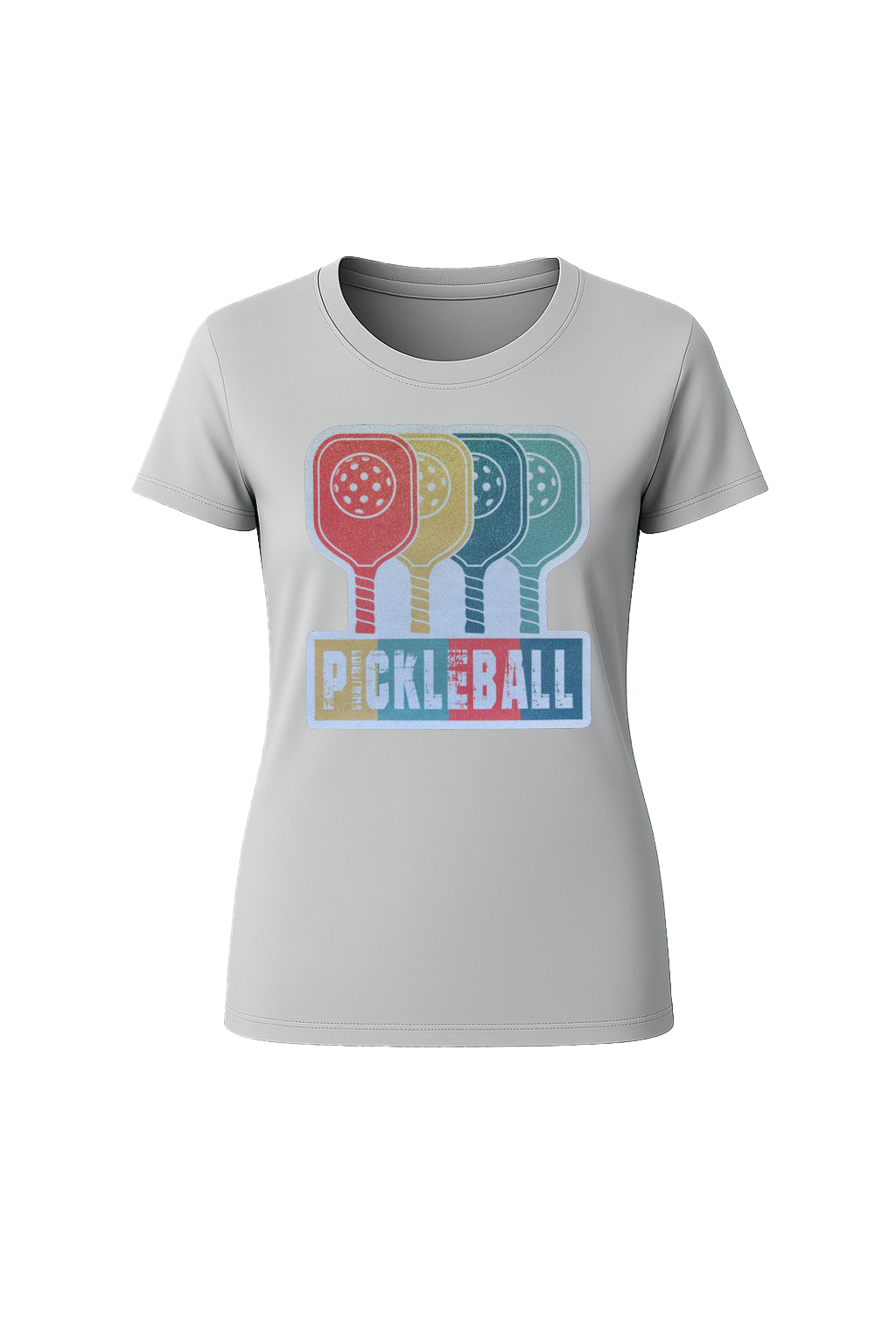 Glitter Pickleball Paddles Short Sleeve Tee