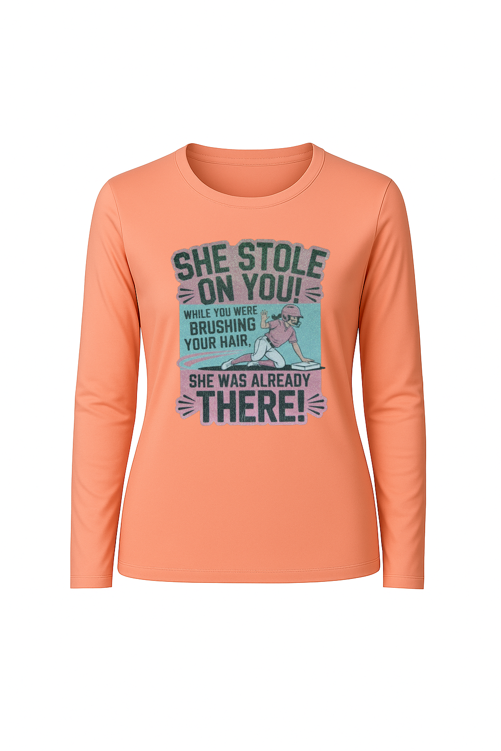 Glitter She Stole On You Long Sleeve Tee UPF 50