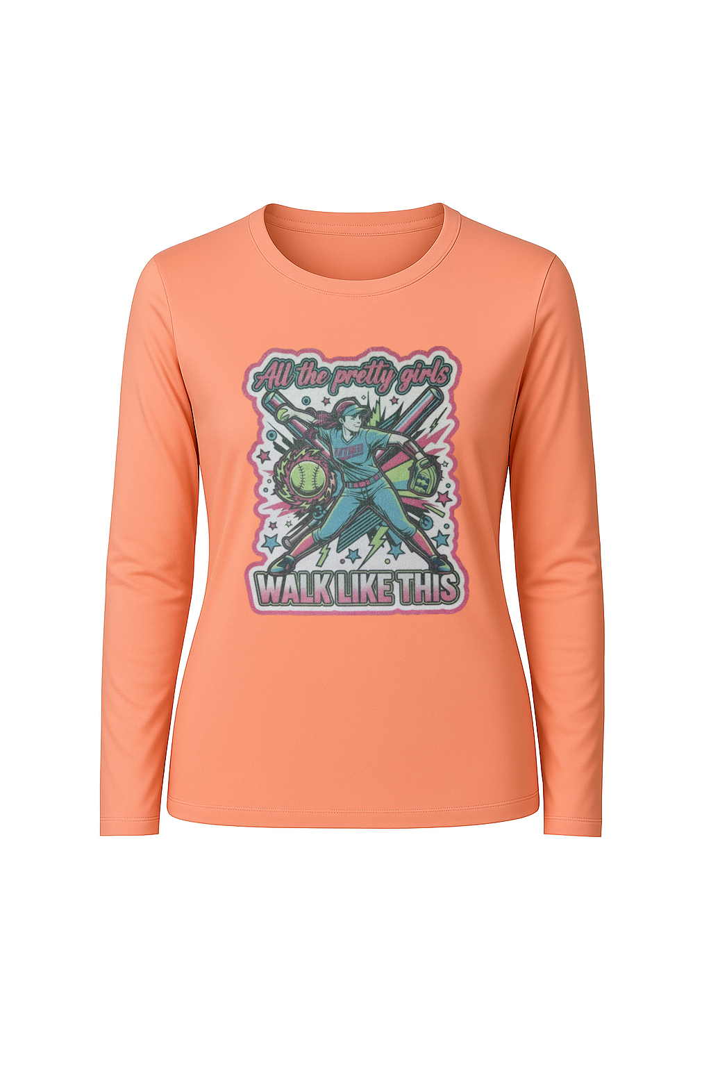 Glitter Pretty Girls Long Sleeve Tee UPF 50