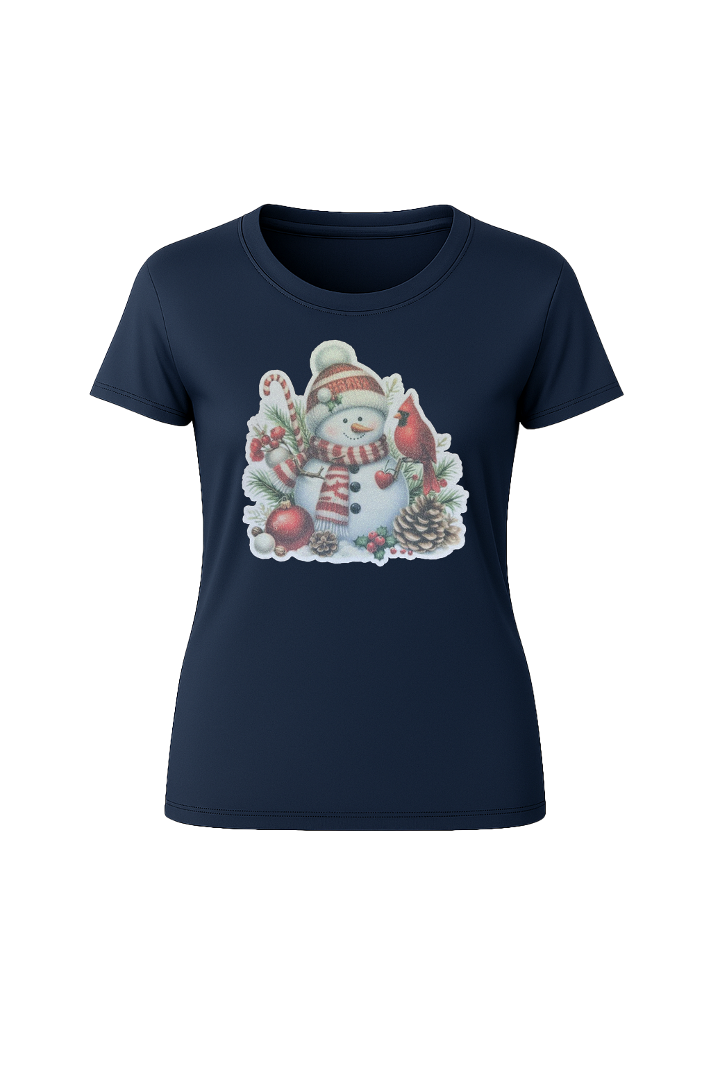 Glitter Cardinal's Gift Short Sleeve Tee