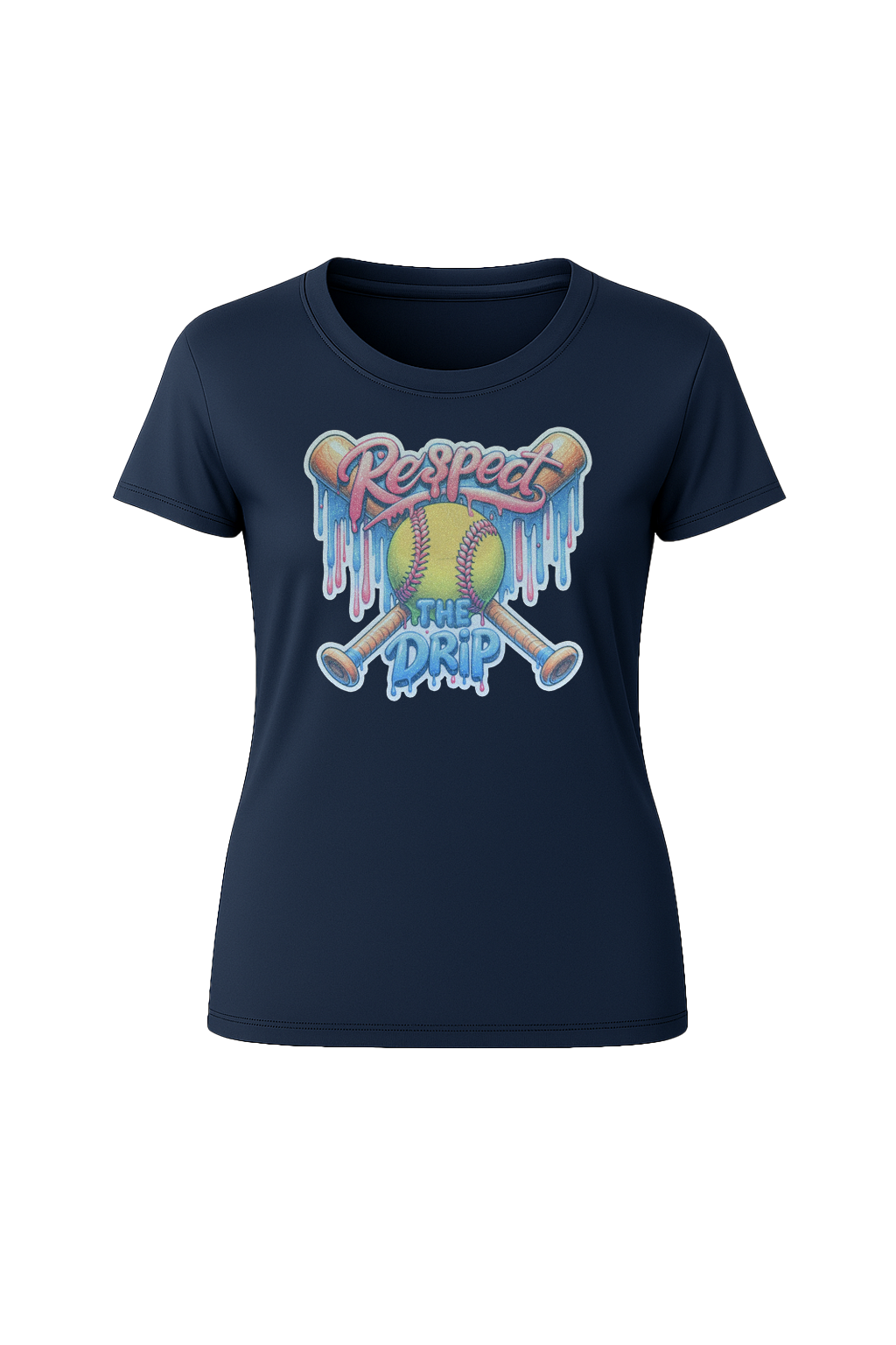 Glitter Respect The Drip Short Sleeve Tee