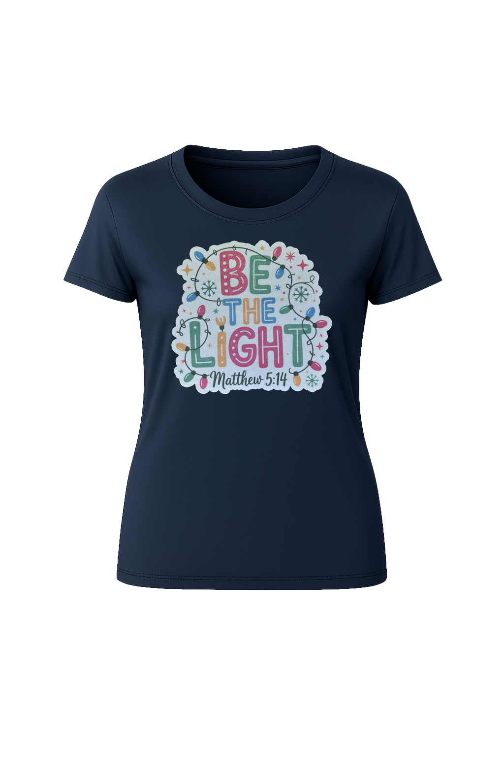 Glitter Be The Light Short Sleeve Tee