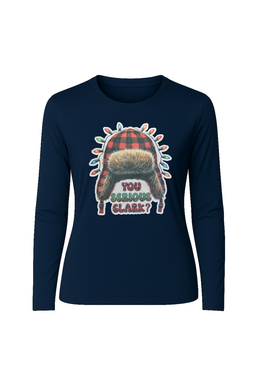 Glitter You Serious Clark? Long Sleeve Tee UPF 50