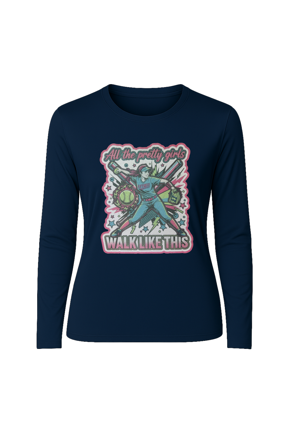 Glitter Pretty Girls Long Sleeve Tee UPF 50