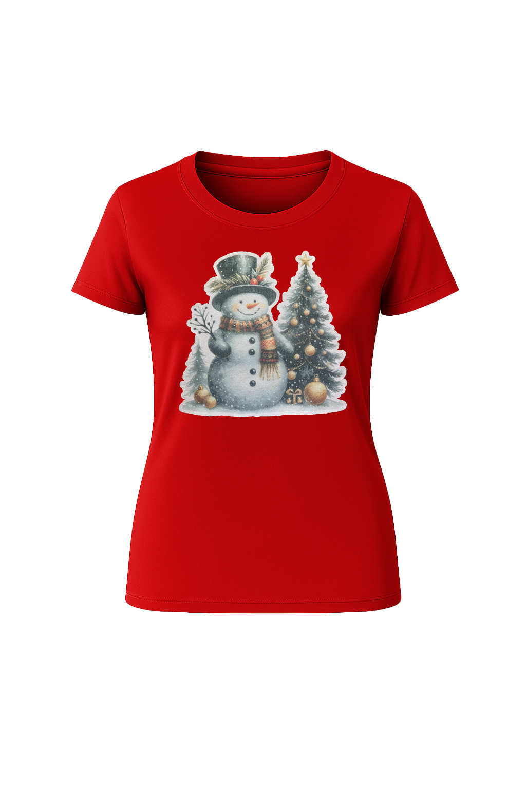 Glitter Festive Frosty Short Sleeve Tee