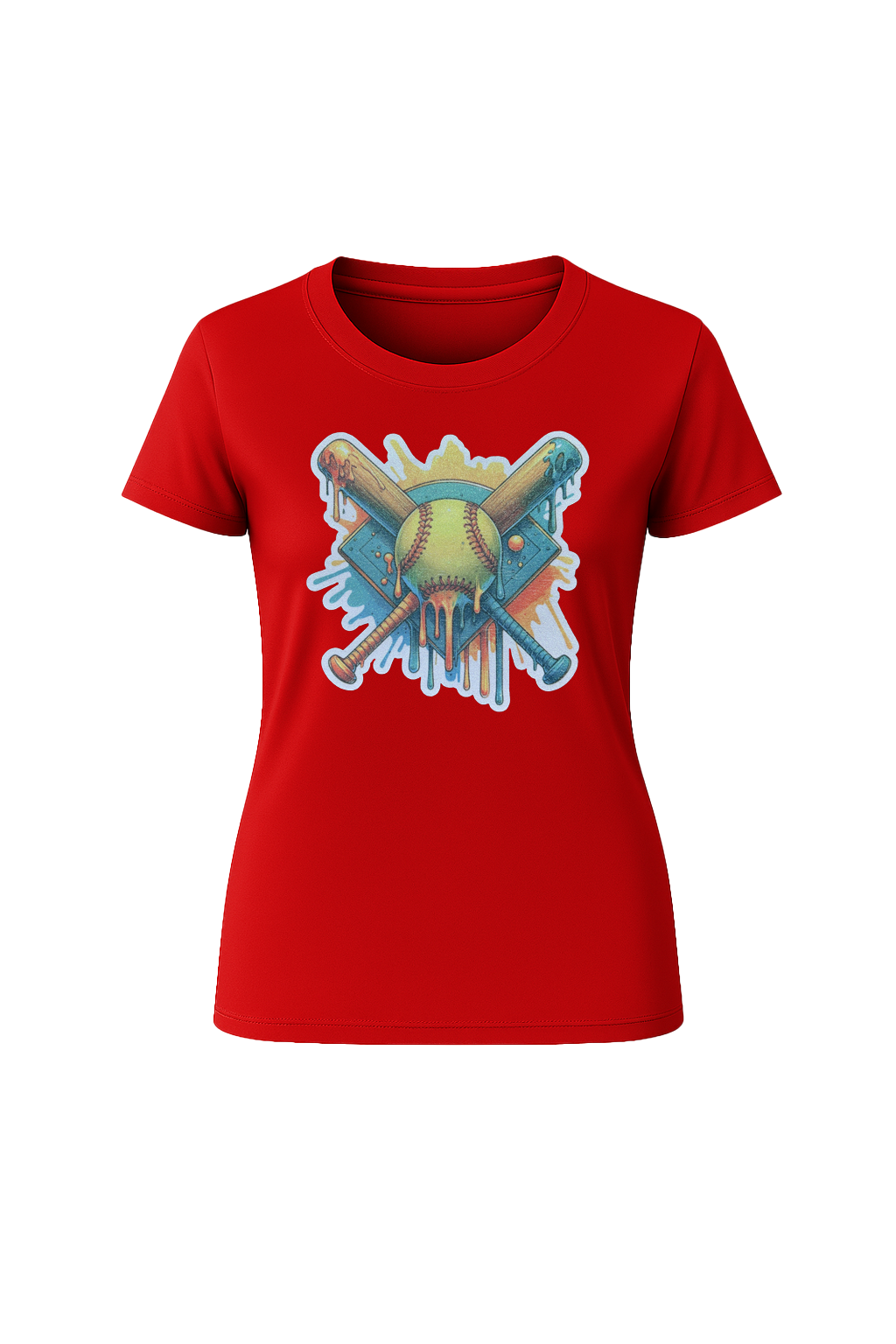 Glitter Teal Shield Short Sleeve Tee