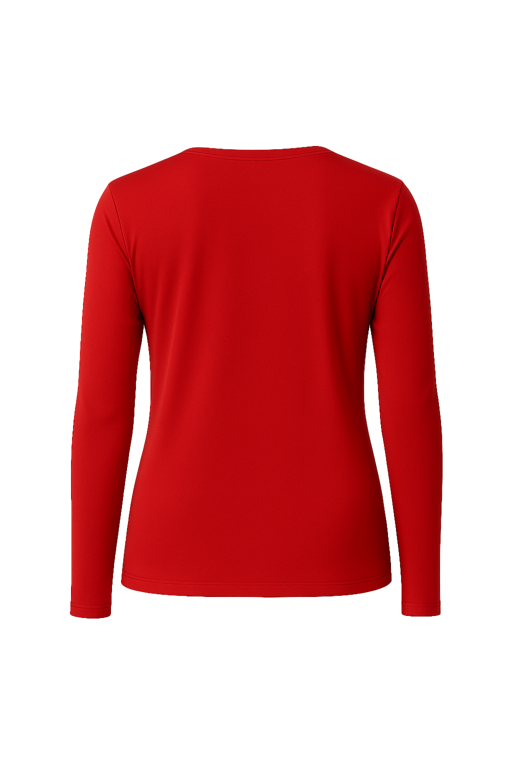 Glitter Evergreen Bow Long Sleeve V-Neck Tee