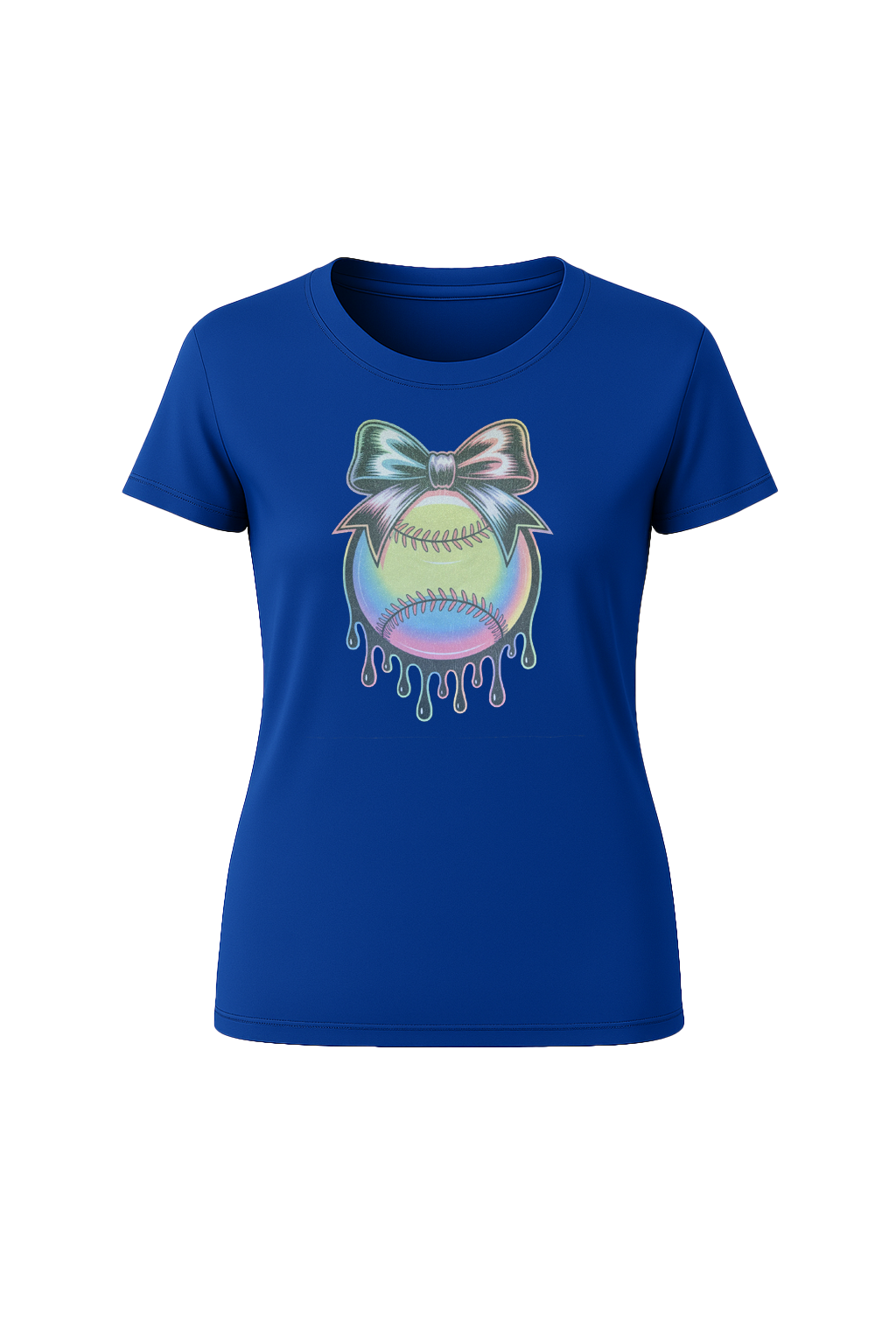 Glitter Neon Drip Short Sleeve Tee