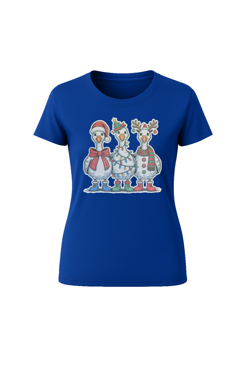 Glitter Festive Fowl Short Sleeve Tee