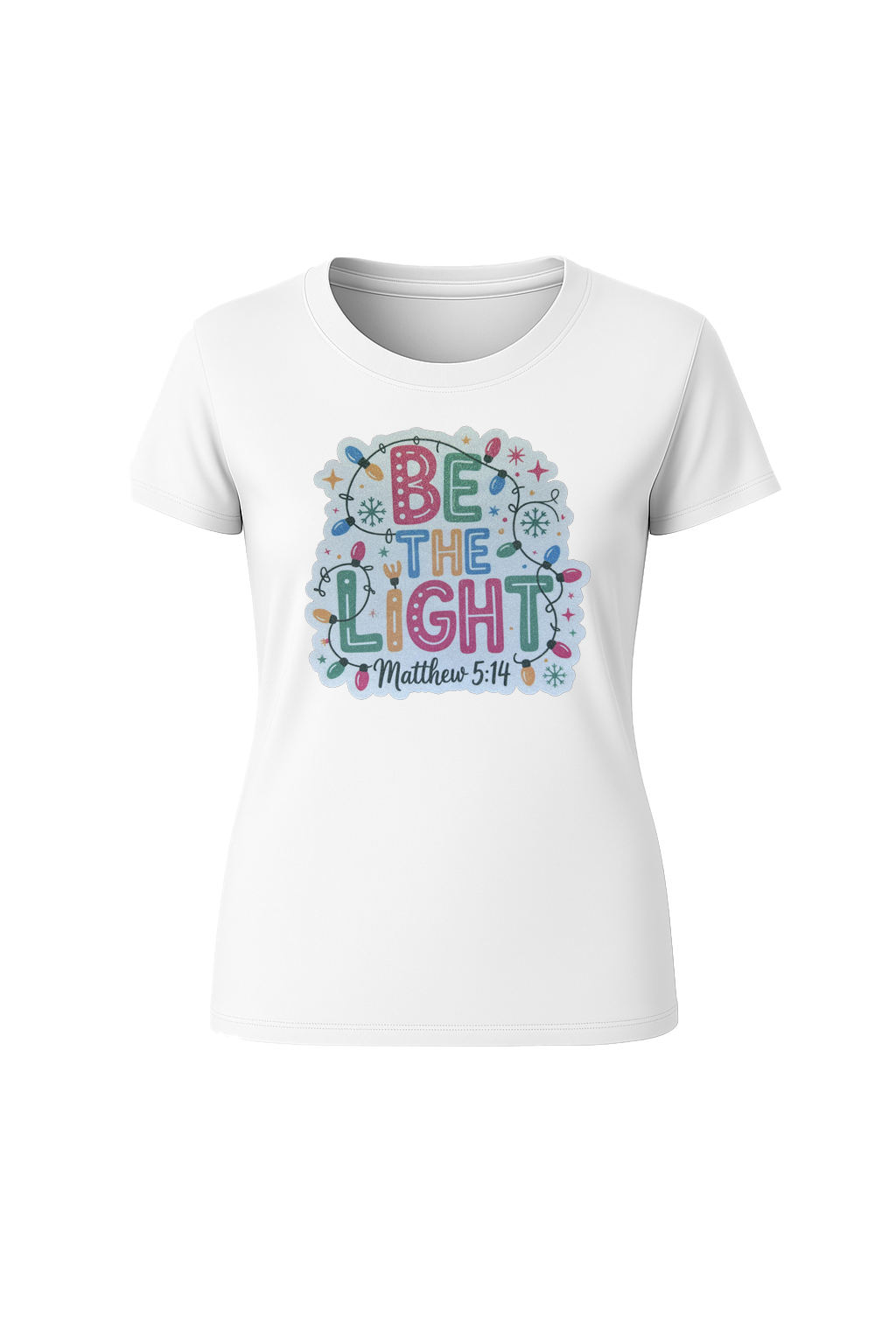 Glitter Be The Light Short Sleeve Tee