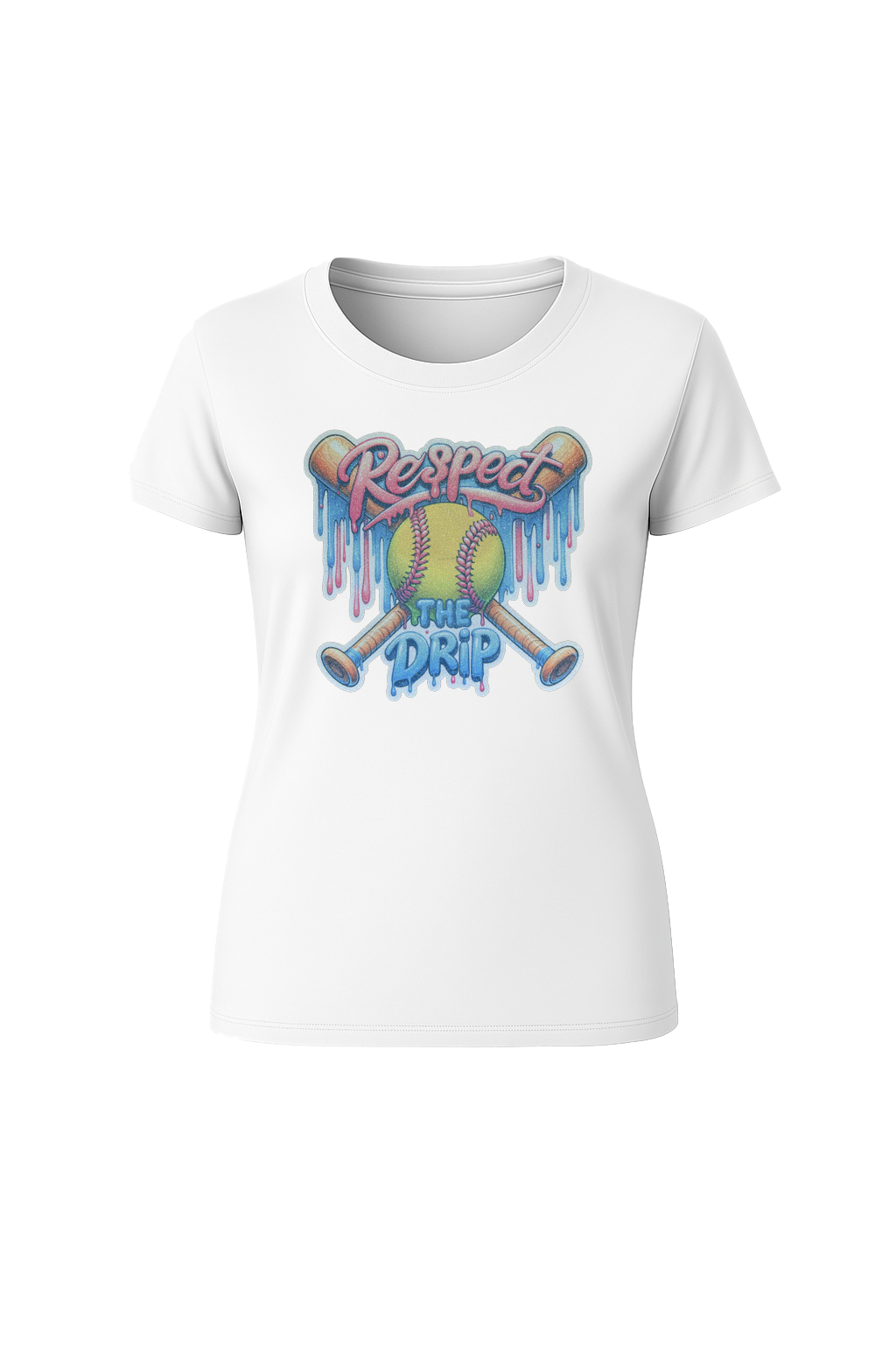 Glitter Respect The Drip Short Sleeve Tee