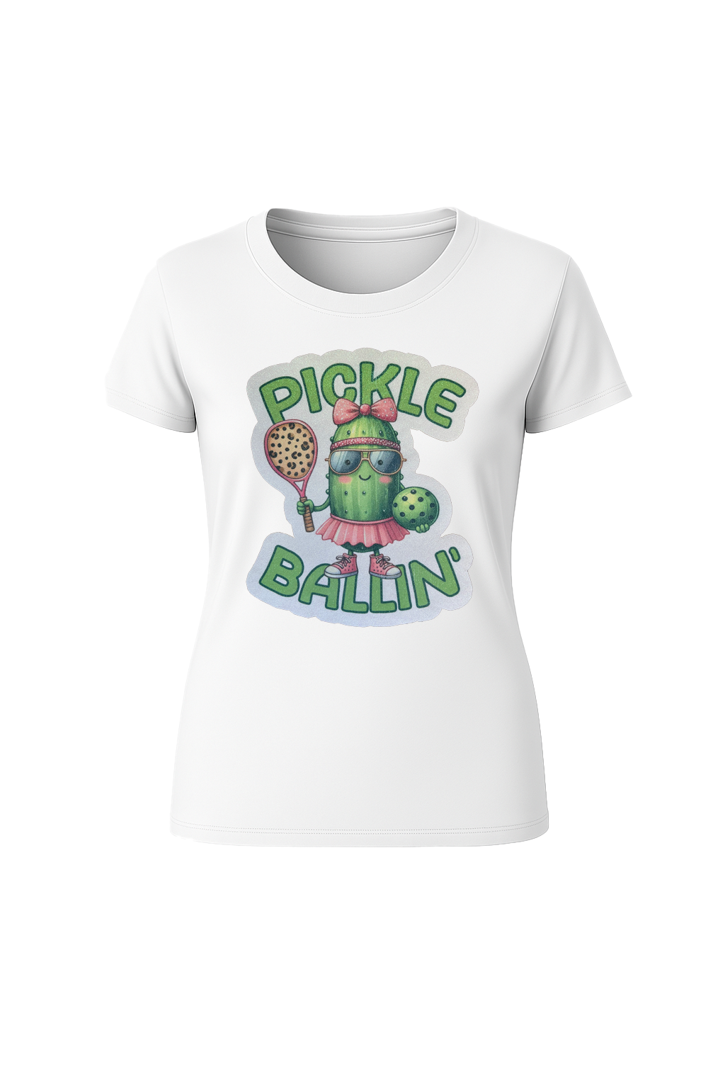 Glitter Pickle Ballin Short Sleeve Tee