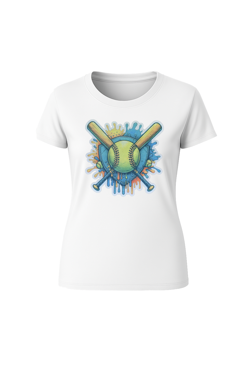 Glitter Blue Shield Short Sleeve Tee