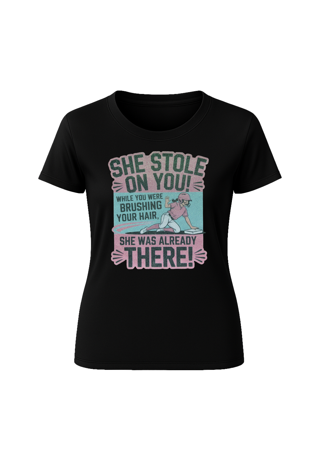 Glitter She Stole On You Short Sleeve Tee