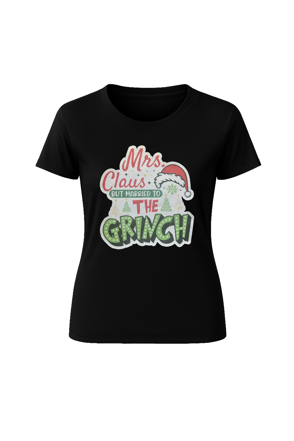Glitter Married To The Grinch Short Sleeve Tee