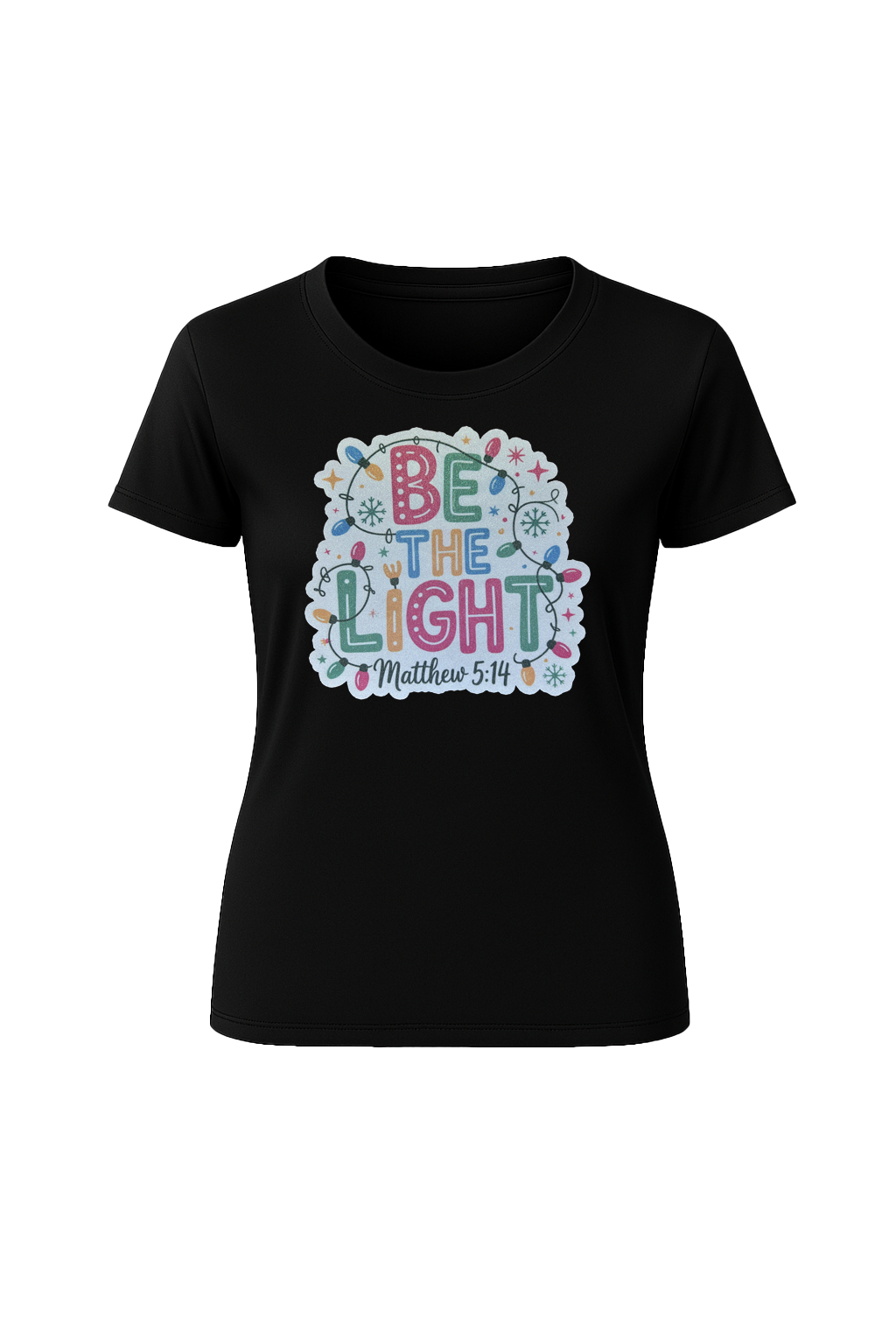 Glitter Be The Light Short Sleeve Tee