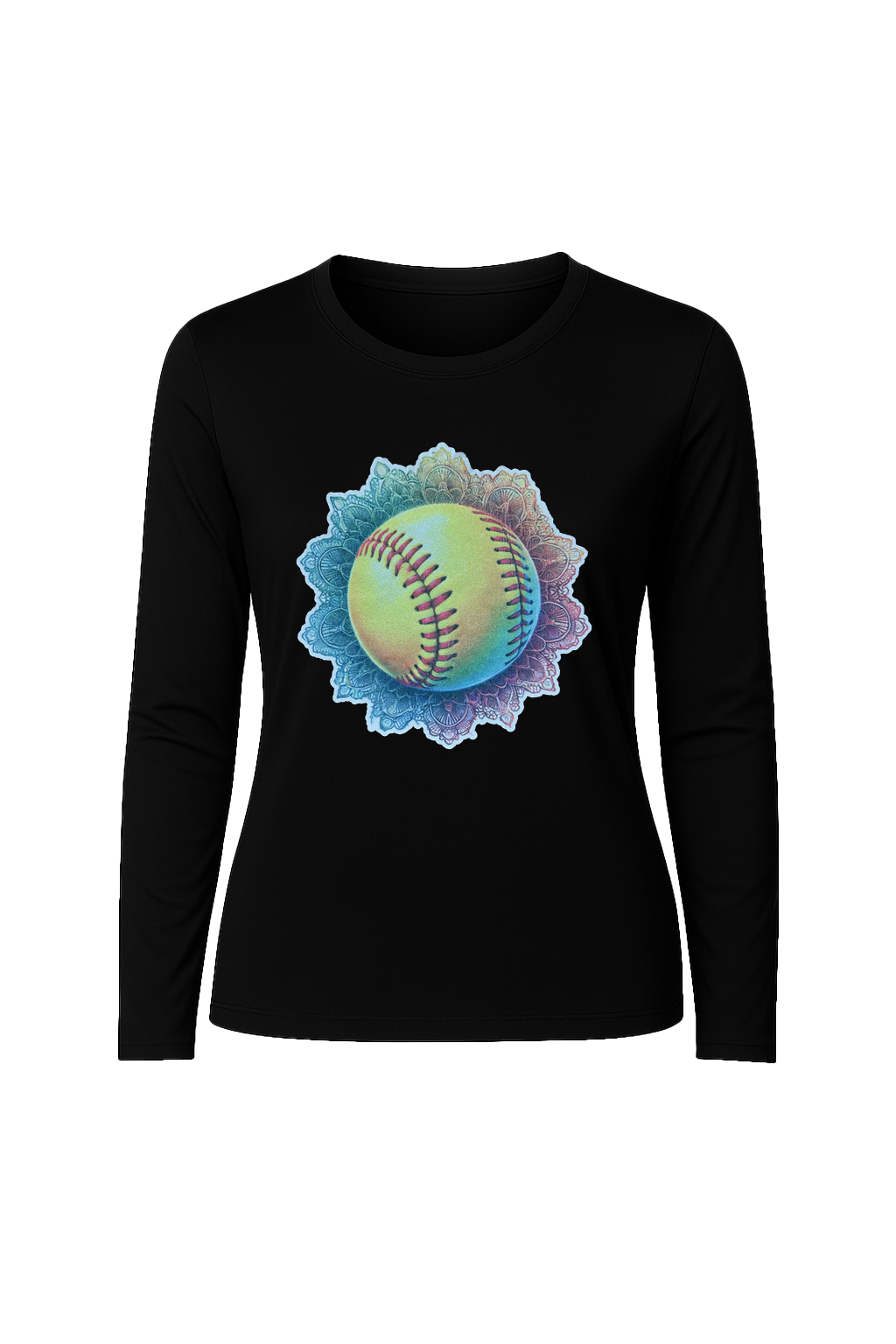 Glitter Tie-Dye Triple Long Sleeve Tee UPF 50