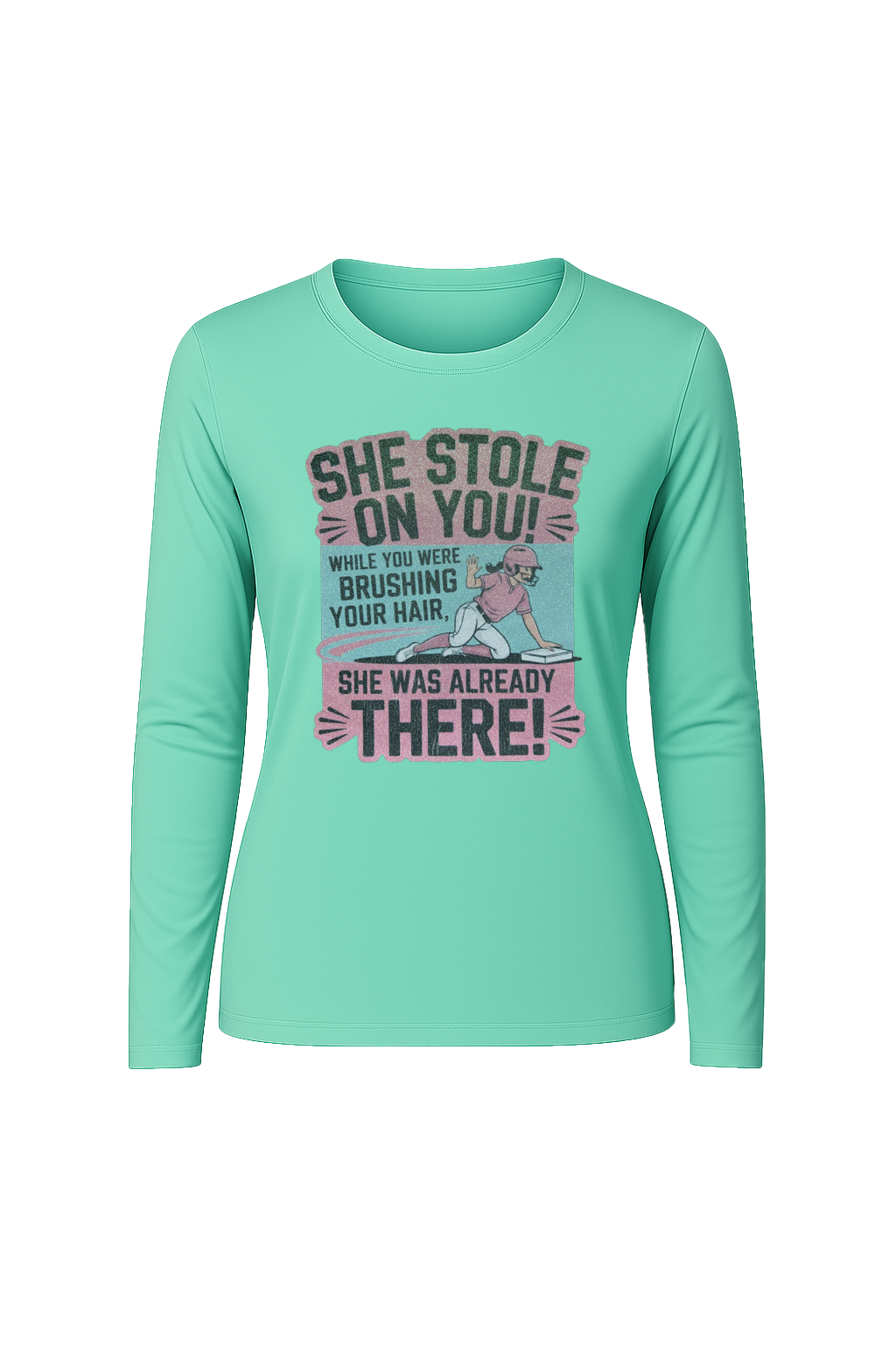 Glitter She Stole On You Long Sleeve Tee UPF 50