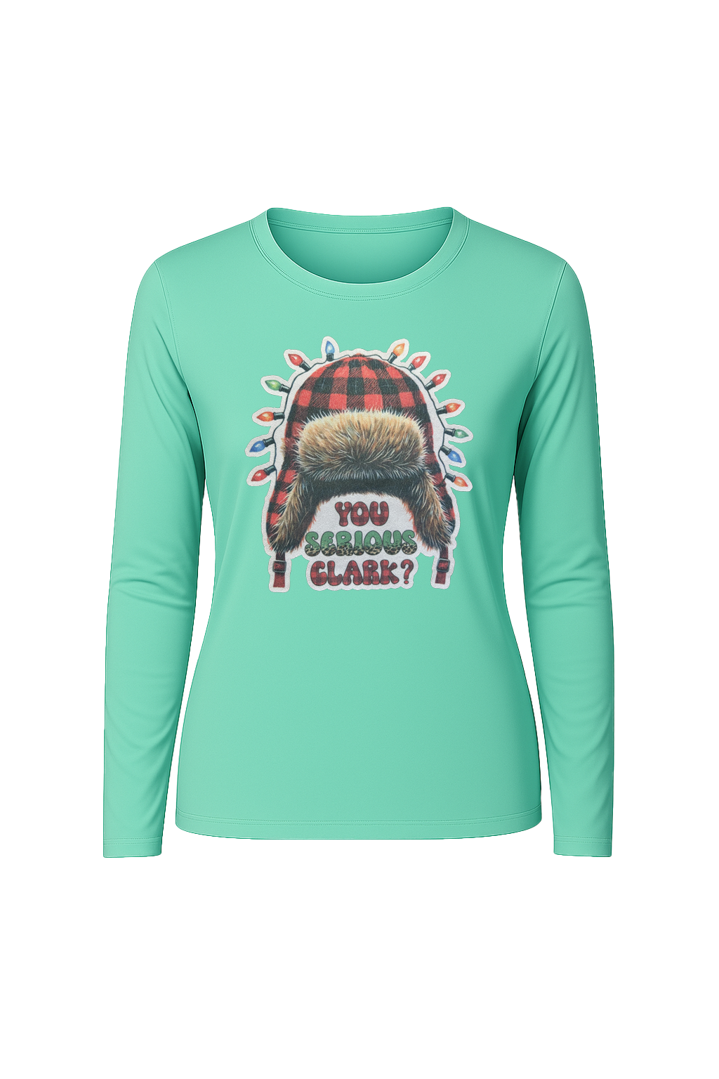 Glitter You Serious Clark? Long Sleeve Tee UPF 50