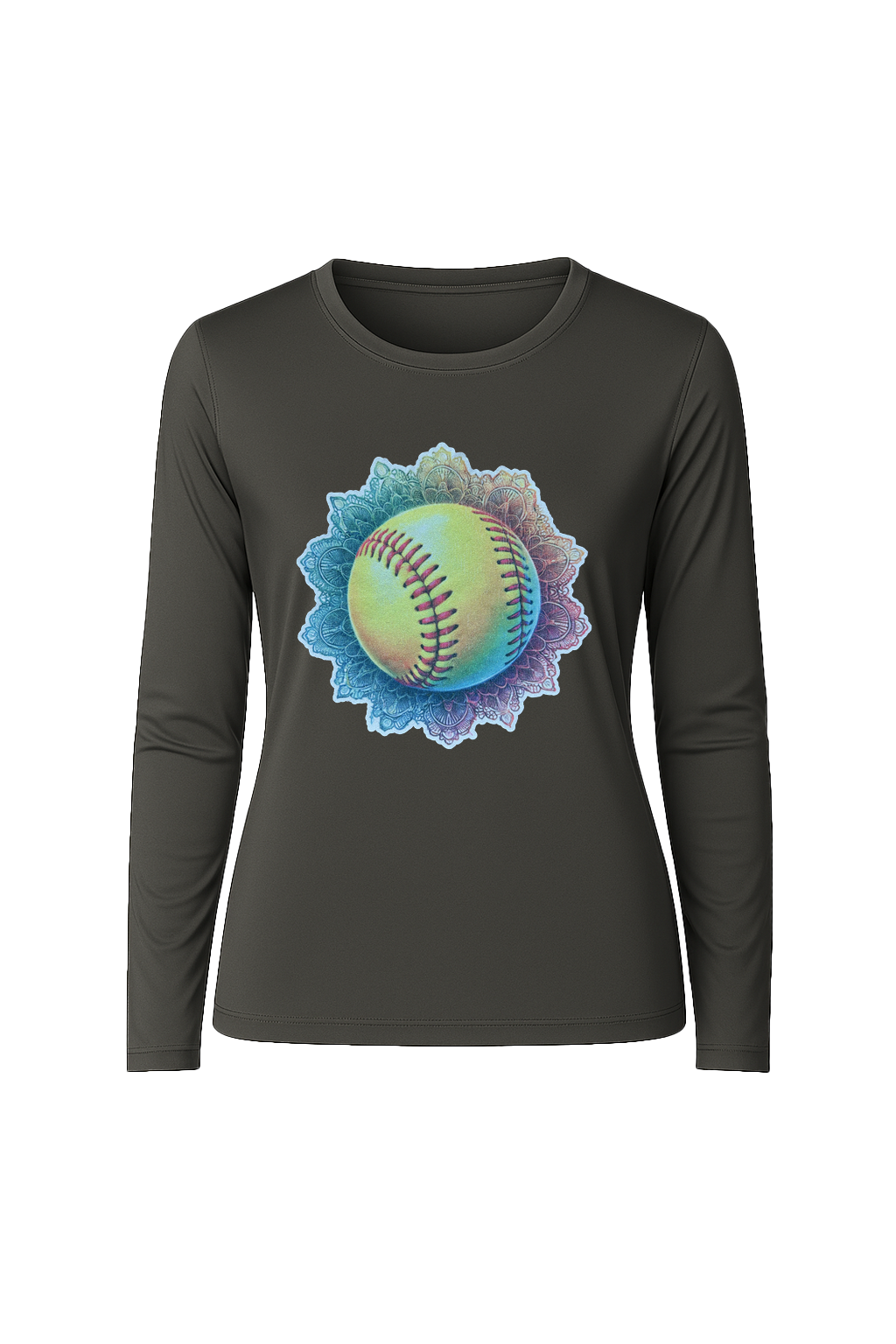 Glitter Tie-Dye Triple Long Sleeve Tee UPF 50