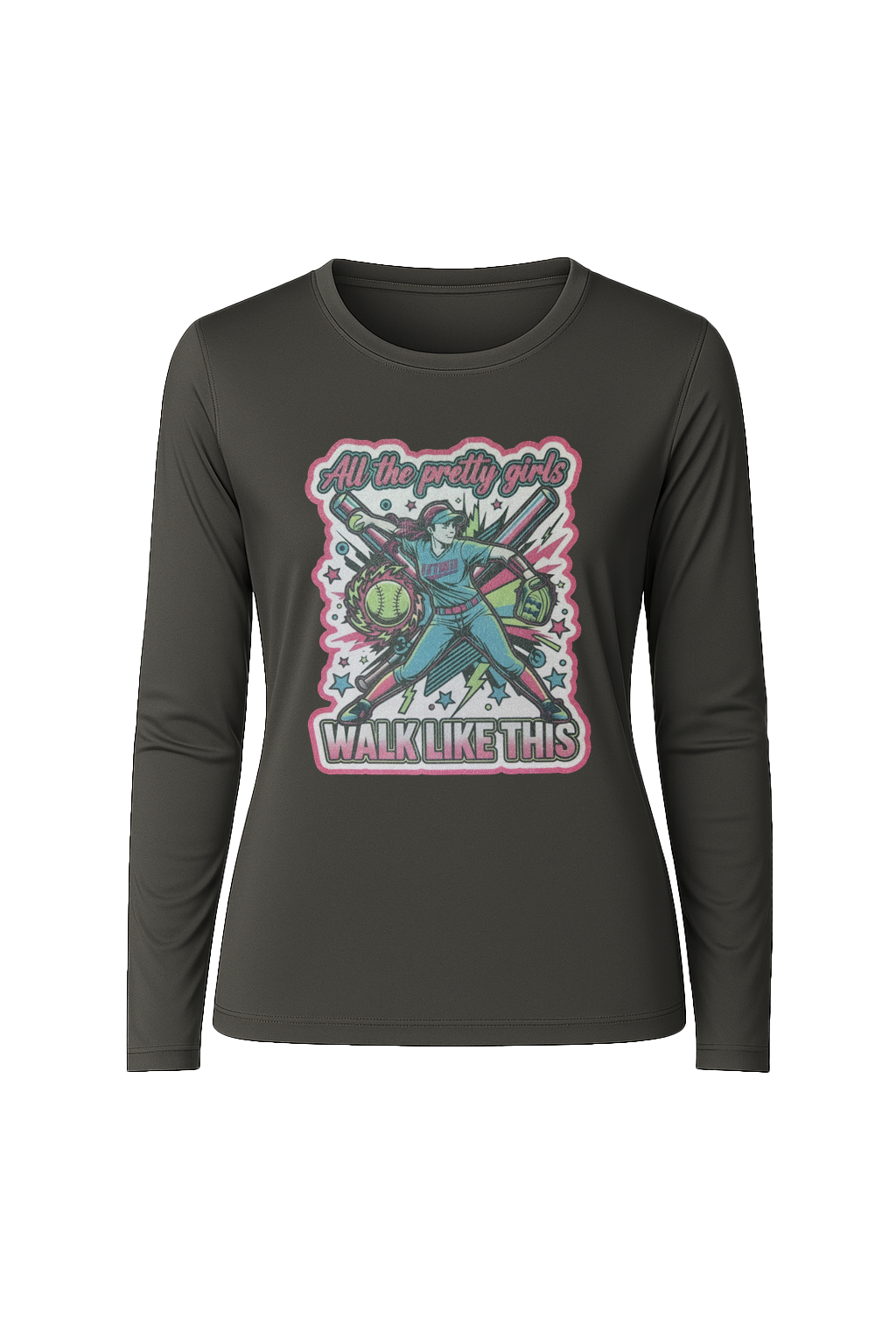 Glitter Pretty Girls Long Sleeve Tee UPF 50