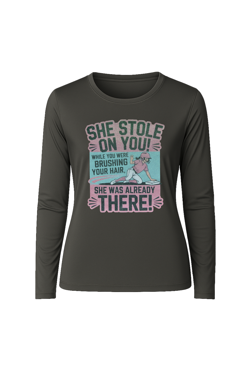 Glitter She Stole On You Long Sleeve Tee UPF 50