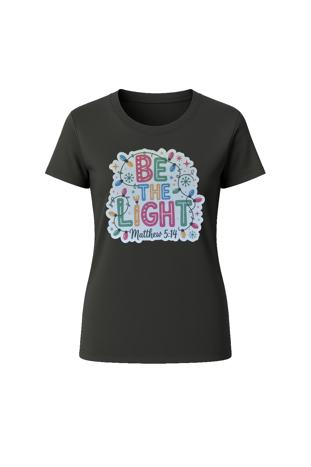 Glitter Be The Light Short Sleeve Tee
